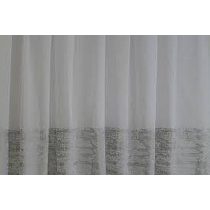   Ezüst-fehér fényáteresztő függöny, 300cm magas, fehér színben kapható