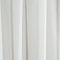   Hosszában csíkos tört fehér függöny, 180cm és 300cm magasságban és négy színben rendelhető 